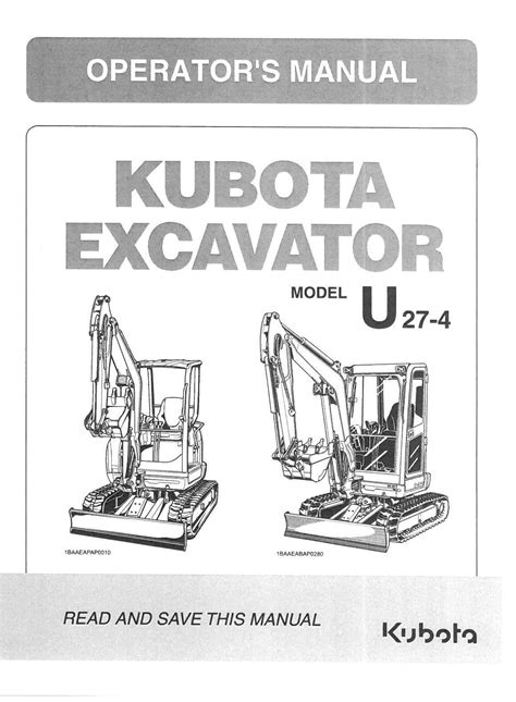 kubota u27 4 manual